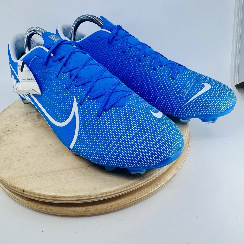 Nike Cleats Mens 10 Blue Mercurial Vapor 13 Academy FG Soccer AT5269-414 Game